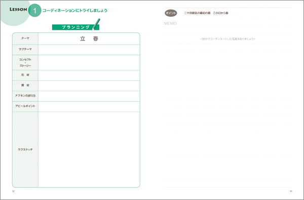LESSON1 コーディネーションにトライしましょう